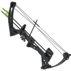 ΤΟΞΟ MAN KUNG COMPOUND BOW BESRA BLACK 25 LBS - MK-CBK1-BK