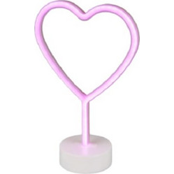 Πορτατίφ LED Heart σε ροζ χρώμα R55210101
