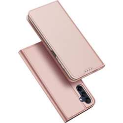 Θήκη Samsung Galaxy A16 4G / A16 5G DUX DUCIS Skin Pro Series με βάση στήριξης, υποδοχή καρτών και μαγνητικό κούμπωμα Flip Wallet από συνθετικό δέρμα και TPU ροζ χρυσό