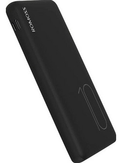 Romoss PSP10 Power Bank 10000mAh με Θύρα USB-C Black