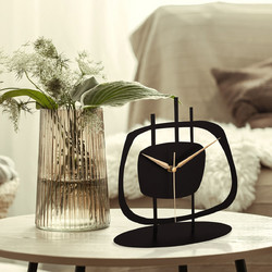 Decorative Clock Pietra - Black Black