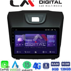 LM Digital ZT8435 Ηχοσύστημα Αυτοκινήτου με Οθόνη Αφής USB Bluetooth & GPS
