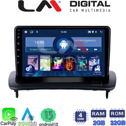 LM Digital ZN4387 Ηχοσύστημα Αυτοκινήτου με Οθόνη Αφής USB Bluetooth & GPS