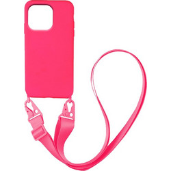 Sonique CarryHang Liquid Silicone Strap Θήκη iPhone 13 Pro Φουξ