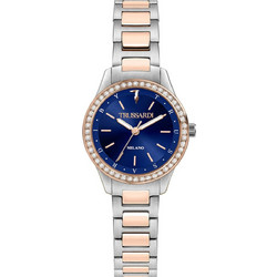 Trussardi T-Sky Γυναικείο Ρολόι με Ασημί Ροζ Χρυσό Μεταλλικό Μπρασελέ R2453151507