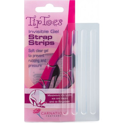 Vican Carnation Tip Toes Invisible Gel Strap Strips Προστατευτικά 4τμχ