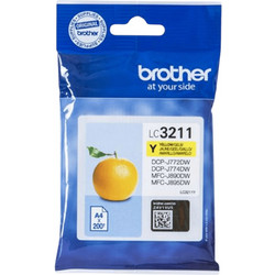 Brother LC3211Y Yellow Μελάνι Εκτυπωτή Inkjet