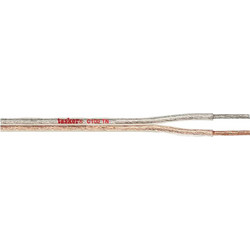 TASKER C100TN Flat Καλώδιο Ηχείου 2x3mm Διαφανές (Κουλ. 100m)