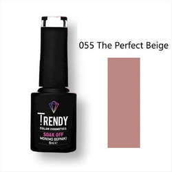 Trendy Soak Off 55 The Perfect Beige Ημιμόνιμο Βερνίκι Νυχιών 6ml