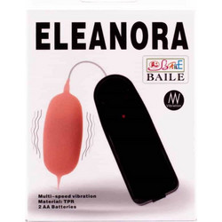 Baile Eleanora Vibrating Egg Δονητής Egg για Ζευγάρια με Τηλεχειριστήριο Flesh