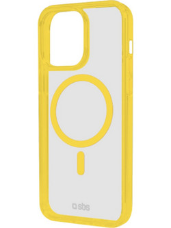 SBS Mag Frame Iphone 16 Pro Max Yellow Backcover - (MAGCOLIP1667PY)