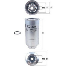 Φίλτρο καυσίμου KNECHT KC239D