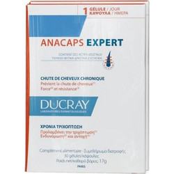 Ducray Anacaps Expert Συμπλήρωμα Διατροφής κατά της Τριχόπτωσης 2x30 Κάψουλες
