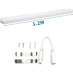 Aigostar Φωτιστικό Οροφής LED 24W 6500K 120cm Λευκό
