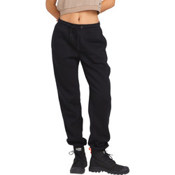 Volcom Ψηλόμεσο Υφασμάτινο Γυναικείο Παντελόνι Relaxed Εφαρμογή Μαύρο B1232400-BLK