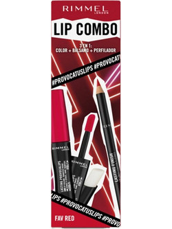 Rimmel London Lip Combo Fav Red Set