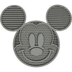 Ταΐστρα σκύλων Mickey Mouse Γκρι Σιλικόνη 28 x 15 x 1,5 cm