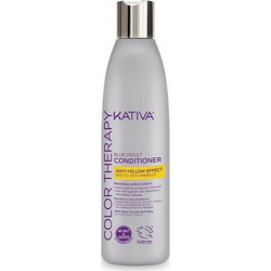 Kativa Blue Violet Anti-Yellow Effect Conditioner για Προστασία Χρώματος & Επανόρθωση για Βαμμένα Μαλλιά 250ml