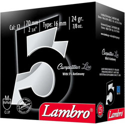 Lambro Series 5 Σκοπευτικά Φυσίγγια Συγκέντρωσης 12Cal 70mm 24gr 25τμχ