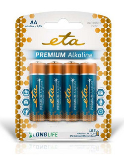 ETA Premium Alkaline AA 4τμχ
