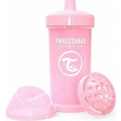 Twistshake Κύπελλο Kid Cup με Μίξερ Φρούτων Pastel Pink 360ml