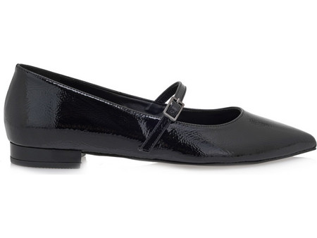 JK LONDON ΜΠΑΛΑΡΙΝΕΣ T10961151028 - ΜΑΥΡΟ ΒΕΡΝΙ ΣΠΑΣΤΟ T10961151028-Μ/Λ ΣΠΑΣΤΟ