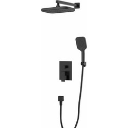 Atena 690542ΜΒ Σετ Εντοιχισμού 2 Οδών Black Mat