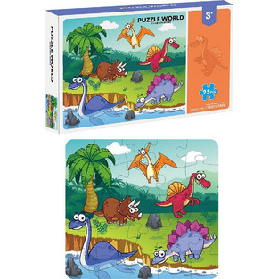 Παιδικό Puzzle ToyMarkt Αστεία Δεινοσαυράκια 25 Κομμάτια