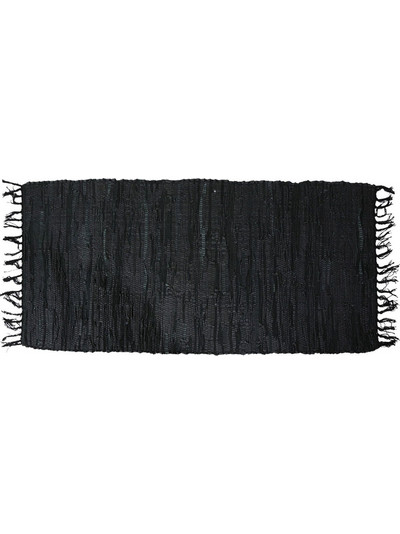 Δερμάτινο Χαλάκι (70x140) San Lorentzo Flat Black