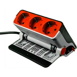 HEITECH POWER STRIP 3-GANG CLIP, STRAP FOR STAIRS