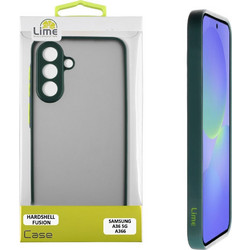 Lime Successories Lime Θηκη Samsung A36 5G A366 6.64'' Hardshell Fusion Full Camera Protection Green With Yellow KEYS