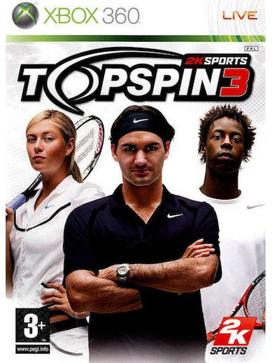 Top Spin 3 Xbox 360