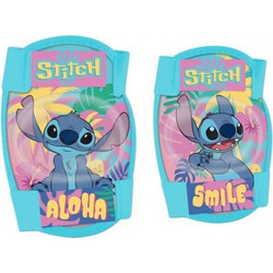 SEVEN ΣΕΤ ΠΡΟΣΤΑΤΕΥΤΙΚΩΝ ΑΞΕΣΟΥΑΡ ΓΙΑ ΠΑΙΔΙΑ DISNEY STITCH 2 ΕΠΙΑΓΚΩΝΙΔΕΣ ΕΠΙΓΟΝΑΤΙΔΕΣ 59295 Γαλάζιο
