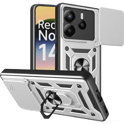 Bodycell Armor Slide Θήκη Silver (Xiaomi Redmi Note 14 4G)