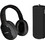 Toshiba HSP-3P19K Combo Pack Ενσύρματα & Ασύρματα Bluetooth Ακουστικά On Ear Μαύρα