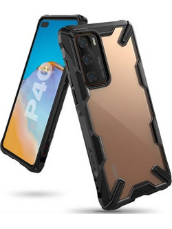Θήκη RINGKE Fusion X με TPU Bumper για Huawei P40 - Μαύρo Πλαίσιο