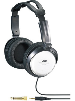JVC HA-RX500E Ενσύρματα Ακουστικά Over Ear Μαύρα Ασημί