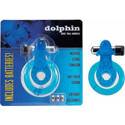 Cock & Ball Harness Dolphin blue