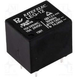 Relay electromagnetic SPDT 12V 10A