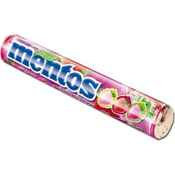 Mentos Καραμέλες Σωληνάριο Fruit 38gr (Π10020540)