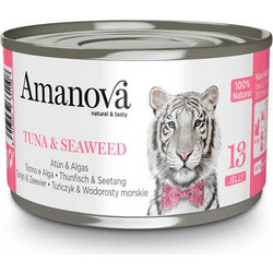 Amanova Adult 13 with Tuna & Seaweed in Jelly 70gr