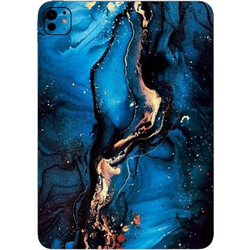 Αυτοκόλλητο Skin Προστασίας Πλάτης iPad Mini 7 2024 Gams Premium Vinyl Skin Back Plate - Blue Gold Marble (GAMS-VNL-SKIN-BLGM-001-064)