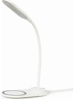 GEMBIRD DESK LAMP WITH WIRELESS CHARGER WHITE