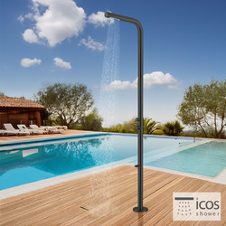 ΣΤΗΛΗ ΝΤΟΥΖ DONA ΜΕ ΜΙΚΤΗ ICOS ΕΠΙΔΑΠ.INOX PVD BLACK MATT DONAMIX-401