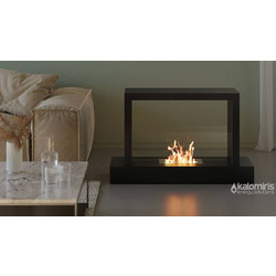 Τζάκι Βιοαιθανόλης Tecno Air System Roma Black Επιδαπέδιο