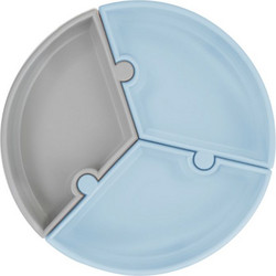 Minikoioi Πιάτο Puzzle Mineral Blue/Powder Grey