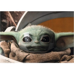 THE MANDALORIAN GROGU FACE 3D POSTER TPP35328
