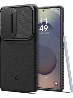 Spigen Optik Armor Θήκη Black (Samsung Galaxy S25 Ultra)