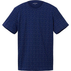 Tom Tailor Ανδρικό T-shirt με στάμπα παντού - ΜΠΛΕ