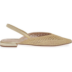 Γυναικείο Slingback Σε Χρώμα Χρυσό Πλεκτό KALISTA M5261 ORO